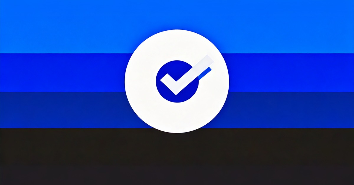 Illustration: Blauer Haken