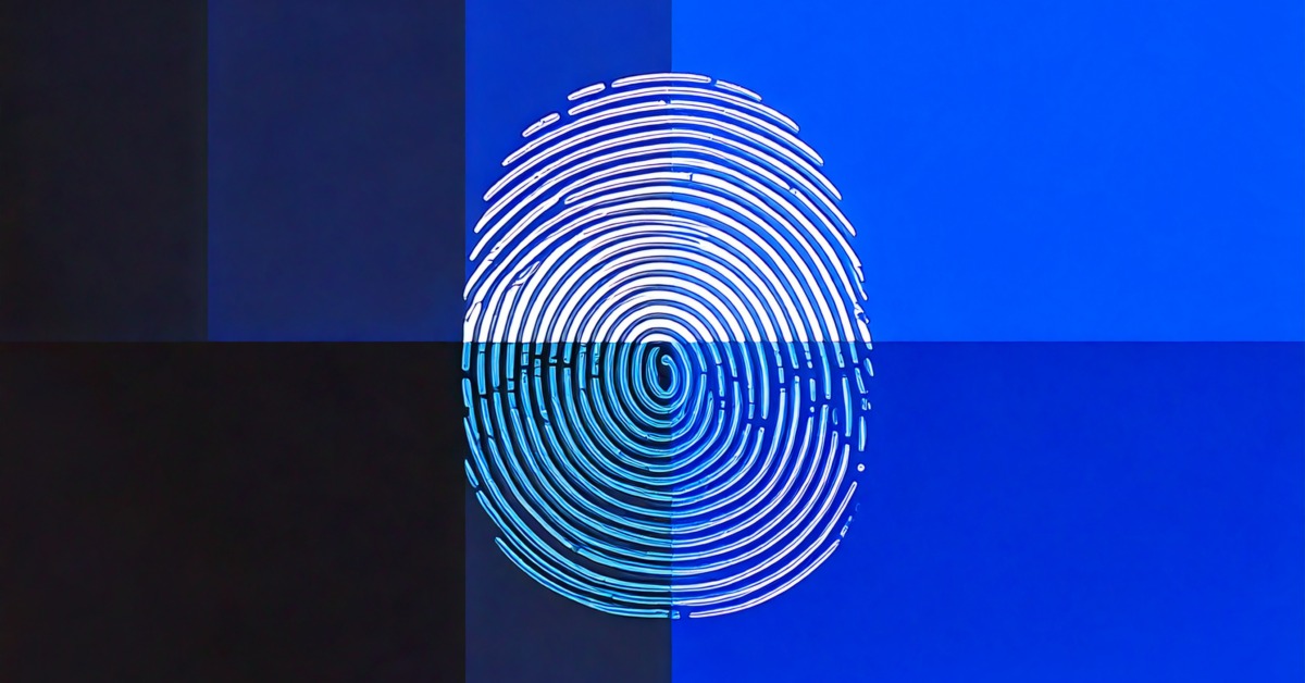 Symbolbild: Ein digitaler Fingerabdruck