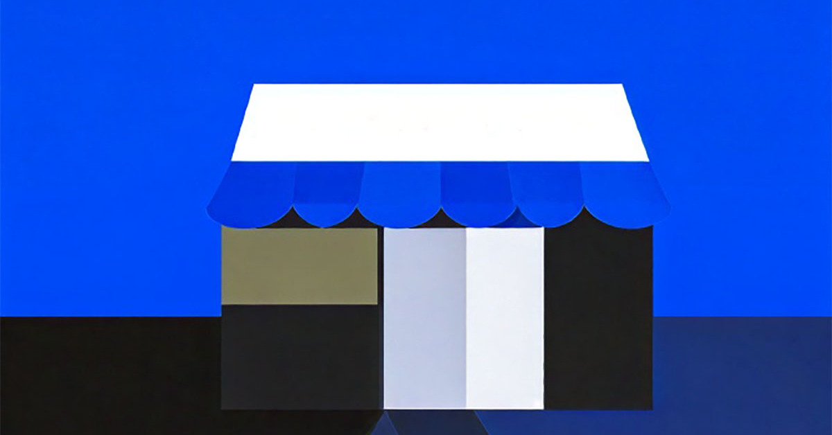 Eine Illustration eines Shops